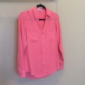 Express pink portofino shirt